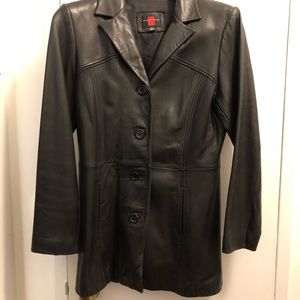 Women’s Black Leather Jacket
